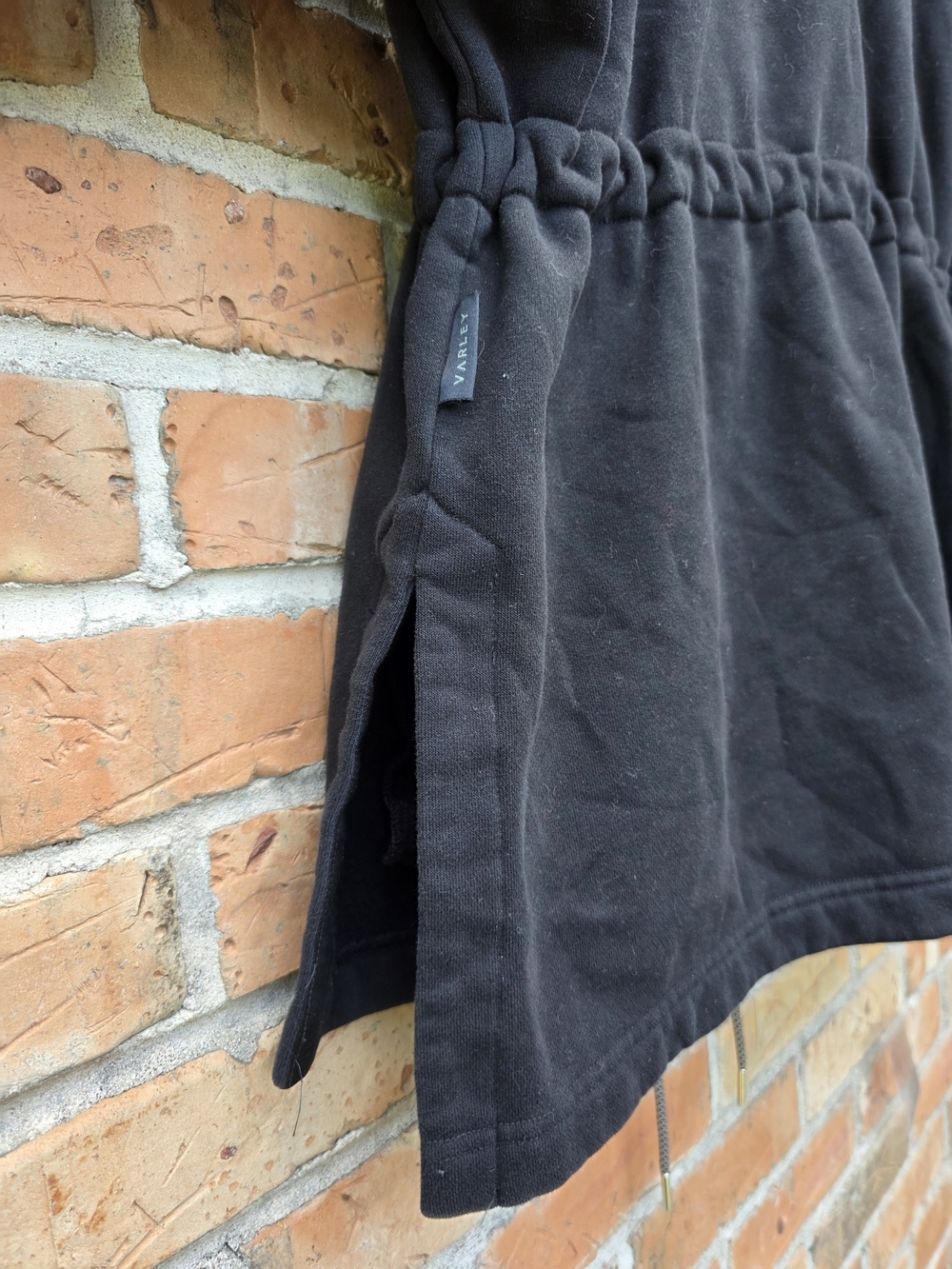 Varley Black Zip-Up Drawstring Utility Jacket - Picture 10 of 16